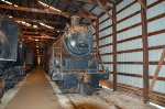 Steam Locomotive inside the shed